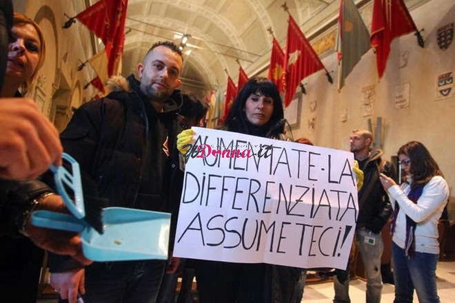 Headline:#xa9; Daniele Stanisci ag. Toia Protesta Lavoratori Manpower