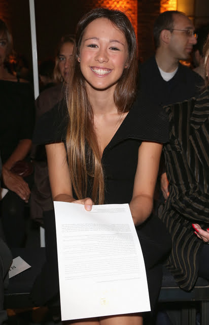 Trussardi - Front Row - Milan Fashion Week Womenswear S/S 2013