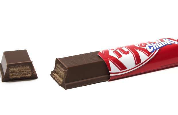 plastica nel cioccolato