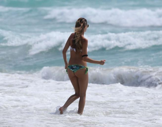 Melissa Satta, fisico sexy senza Boateng