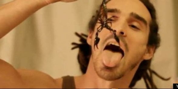 L'uomo che mangia scorpioni a merenda