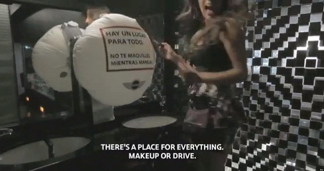 donne airbag trucco