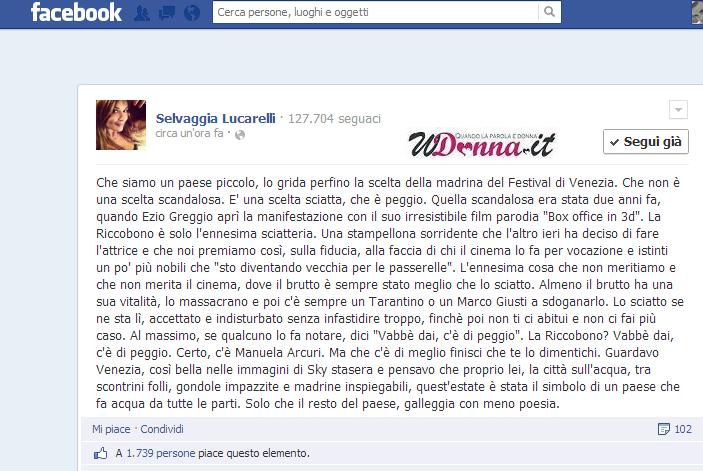 lucarelli contro riccobono