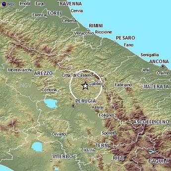 Terremoti: scossa 3,7 a Gubbio