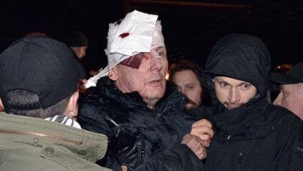 Iuri Lutsenko ferito a Kiev