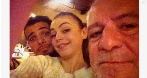 Alessia cammarota con Aldo e il padre