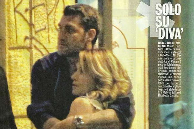 Barbara D'urso e Bobo Vieri paparazzati insieme