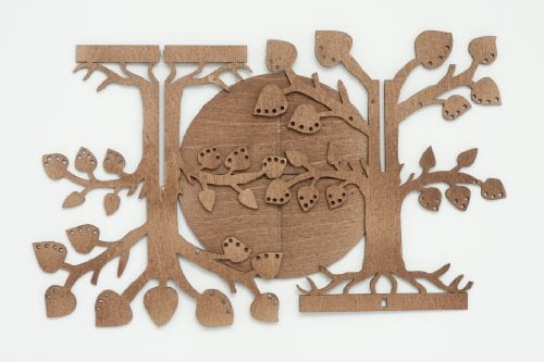 Legno-ecologiche-Gioielli-Albero-Orecchino-Albero-Espositore-Porta-Orecchini-Albero-Portagioielli-Albero-Porta-Orecchini-Dream-a-foglia-Marrone-0-3