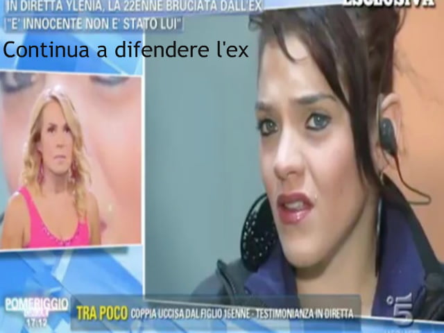 bruciata a Messina difende ex fidanzato