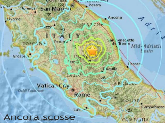 nuova scossa di terremoto