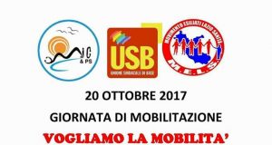 20 ottobre 2017 Manifestazione per la mobilità Regione Lazio