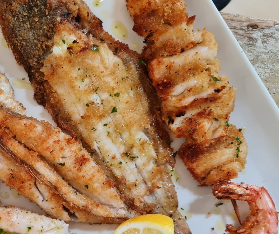 Spiedini di sogliole al limone