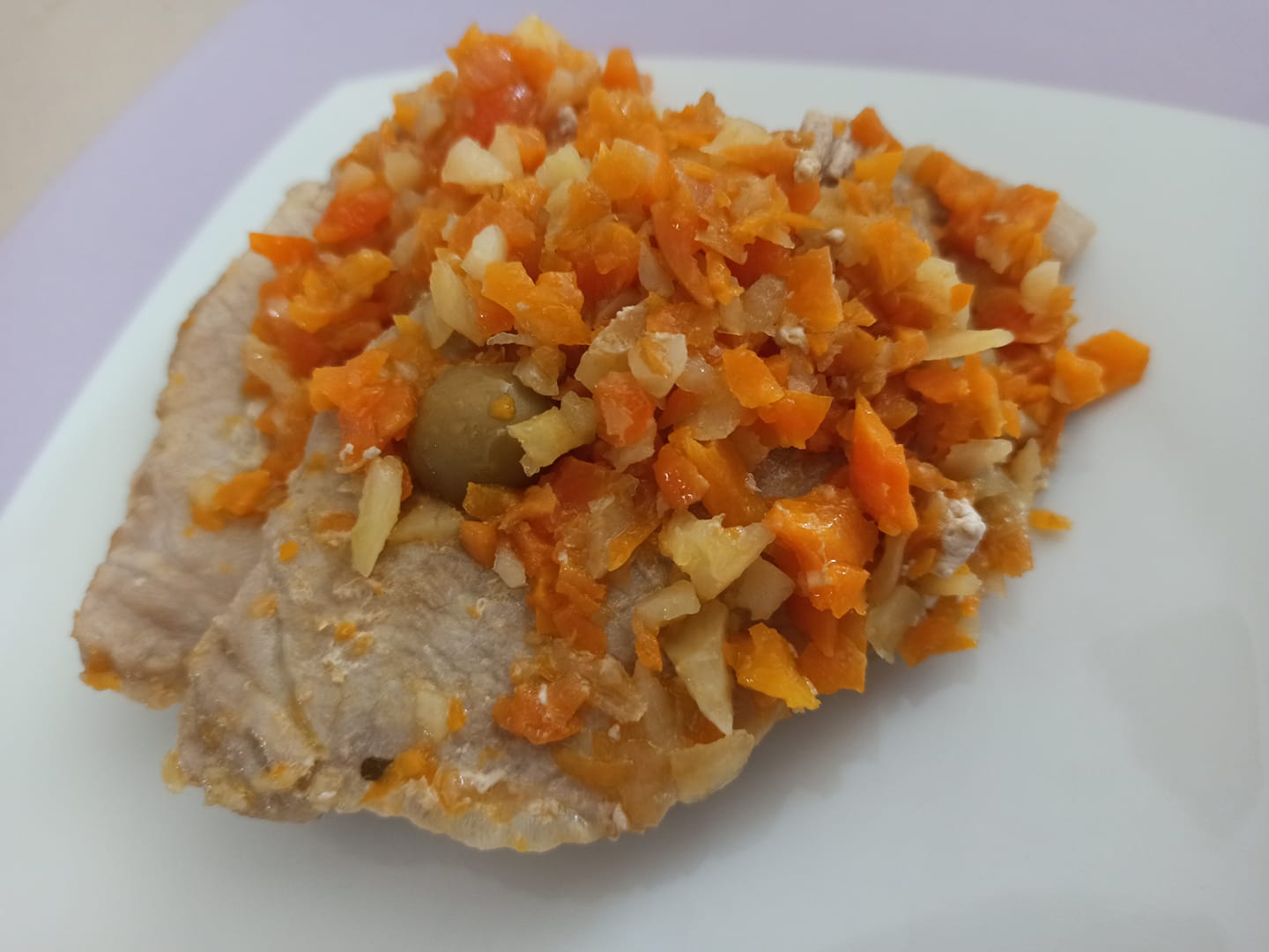 lonza con le carote