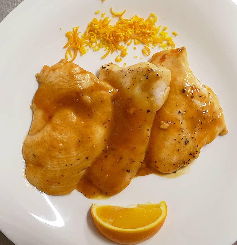 pollo all'arancia