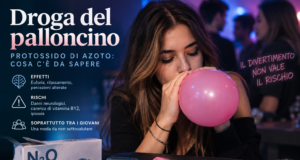 Droga del palloncino: cos’è il protossido di azoto, effetti, rischi e perché si sta diffondendo